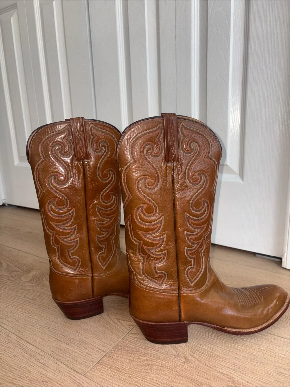 VINTAGE Luccheese Western cowboy boots - Picture 3 of 4